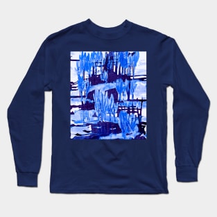 Trees in blue Long Sleeve T-Shirt